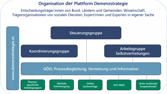 Organisation der Plattform Demenzstrategie Organisation der Plattform Demenzstrategie