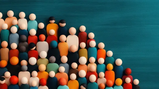 © sawitreelyaon - stock.adobe.com/Generiert mit KI Bunte Holzfiguren